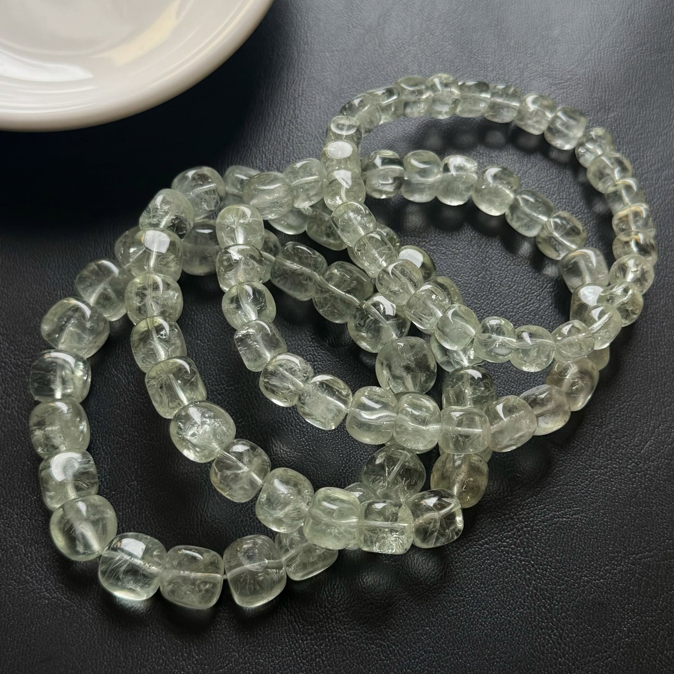 [原石] 綠水晶 水晶手串