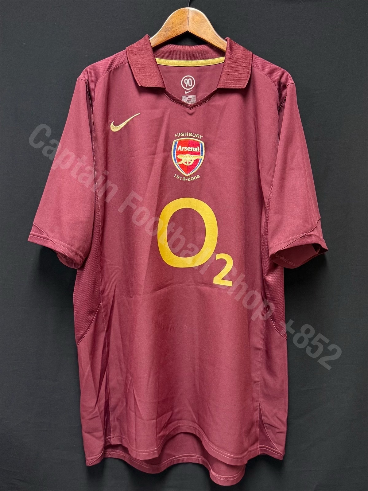 Arsenal 2005-2006 Nike Highbury Home Shirt #10 BERGKAMP