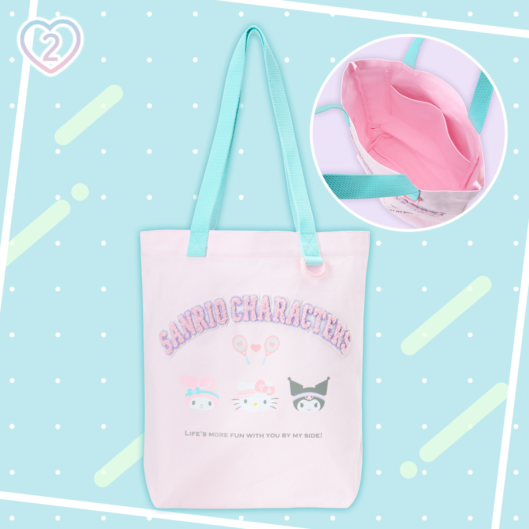 日本 Sanrio 網球俱樂部系列 手提袋 Girl's Tennis Club