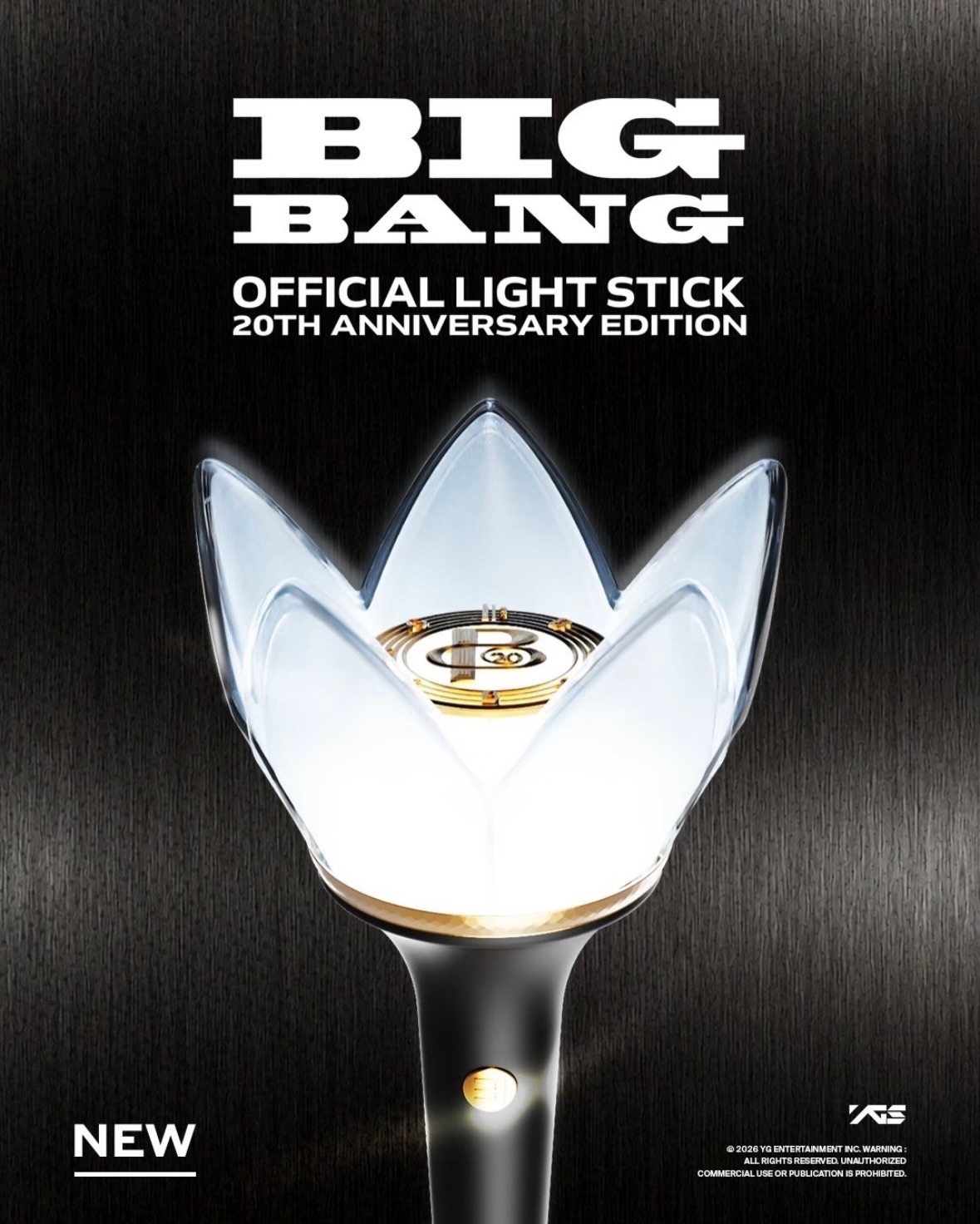 BIGBANG 20週年 紀念 官方應援 皇冠 手燈