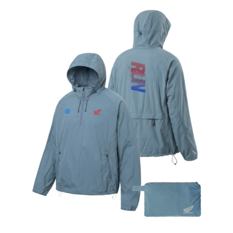 【代購】HONDA PHYPS MOTORCYCLE Tokyo Motorcycle Packable Anorak｜輕量可收納機能風衣外套