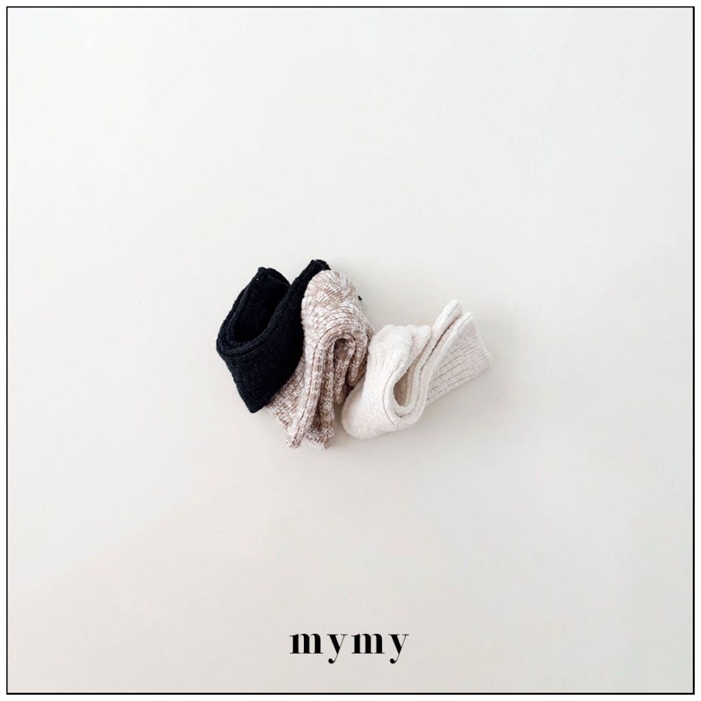 正韓秋Mysocks 泡泡感雪花襪(三入一組)