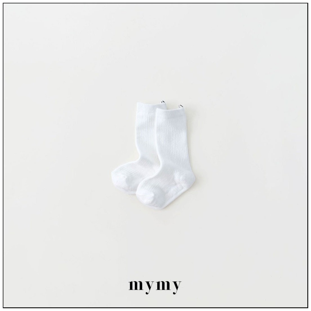 正韓秋Mysocks 總是需要白色學生襪(三入一組)