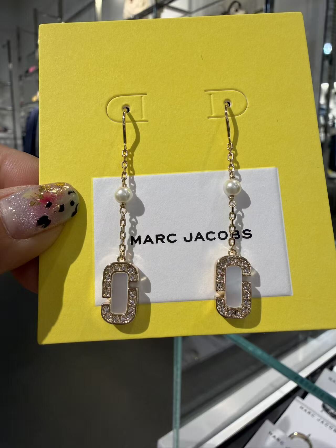 【直播】Marc Jacobs LX082784 LOGO 玫瑰金首飾系列