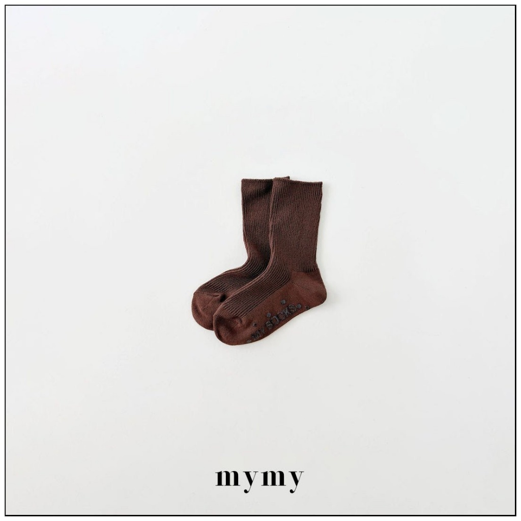 正韓秋Mysocks 飽和色系日常襪(三入一組)