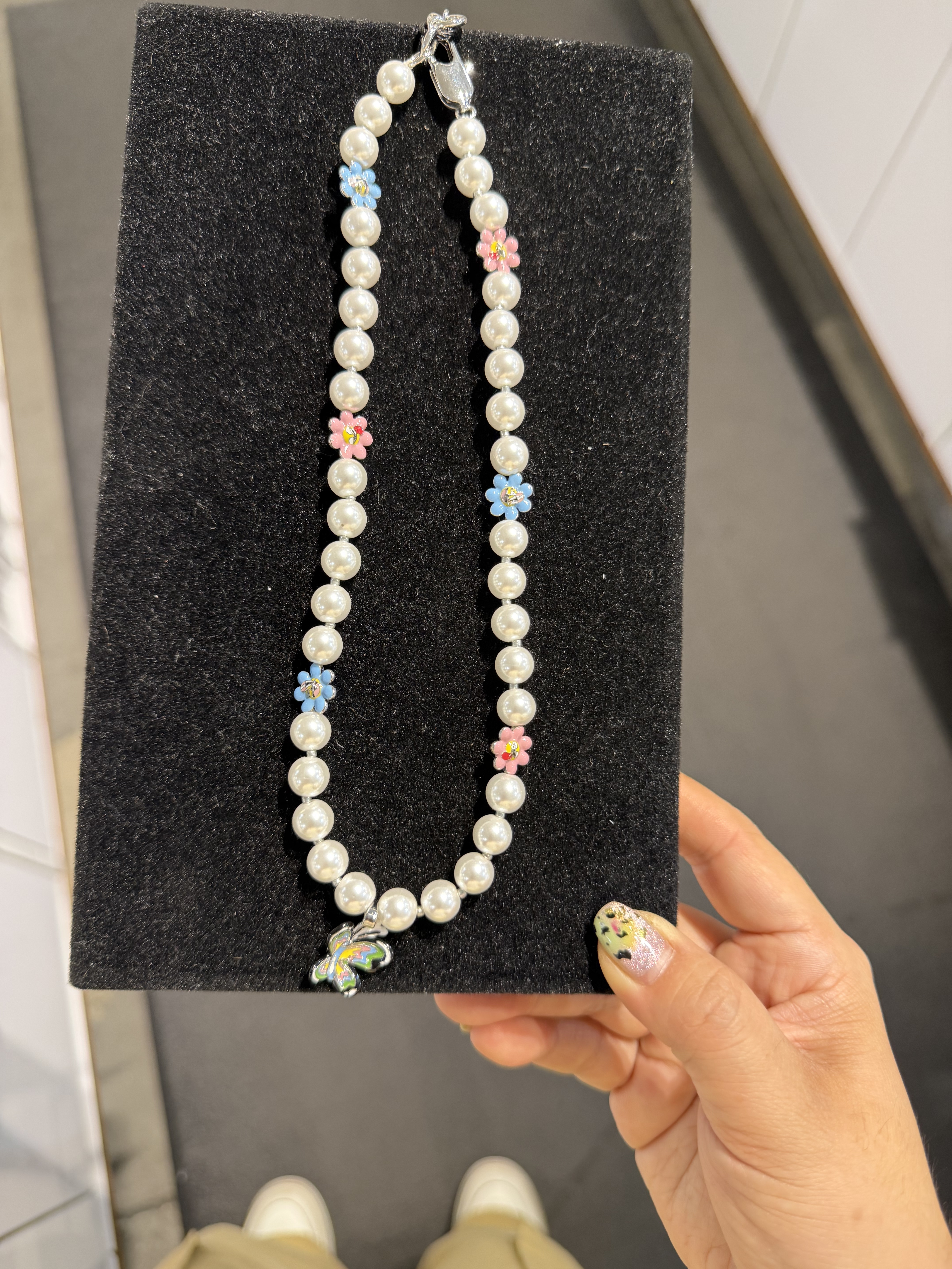 【直播】Marc Jacobs LX082787 花花珍珠款頸鏈