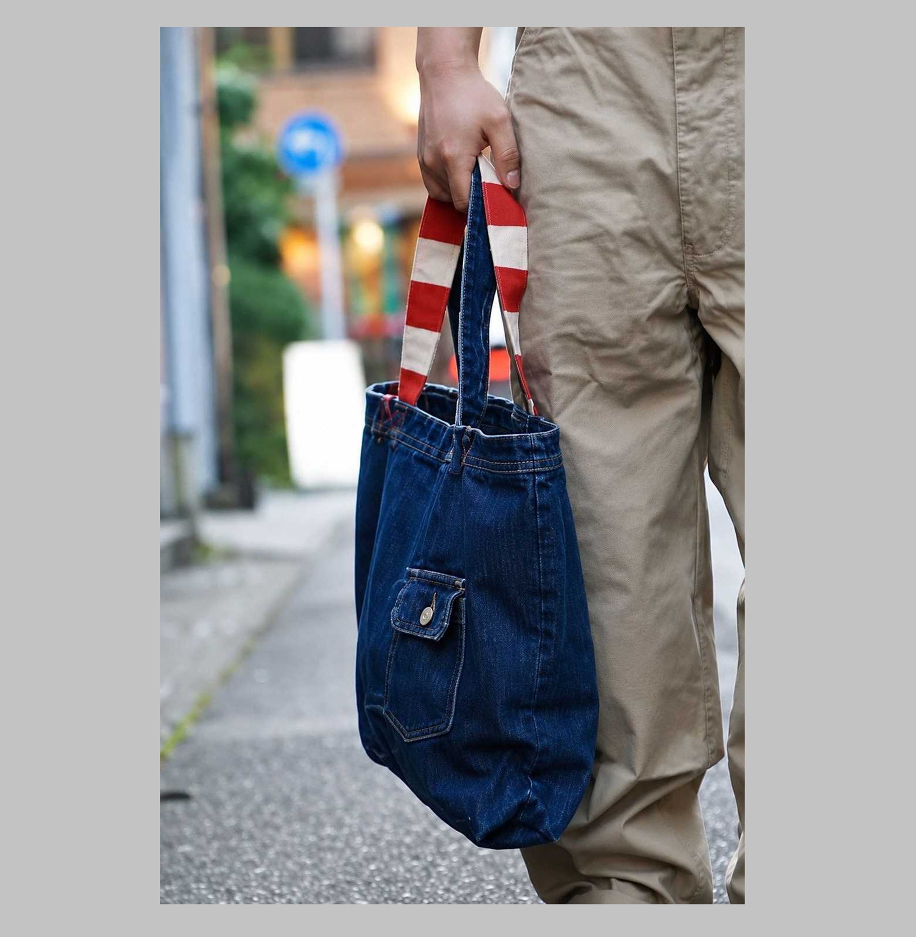 ON SALE: VISVIM DRY DENIM TOTE (L) - PRE ORDER ITEM (預訂中)