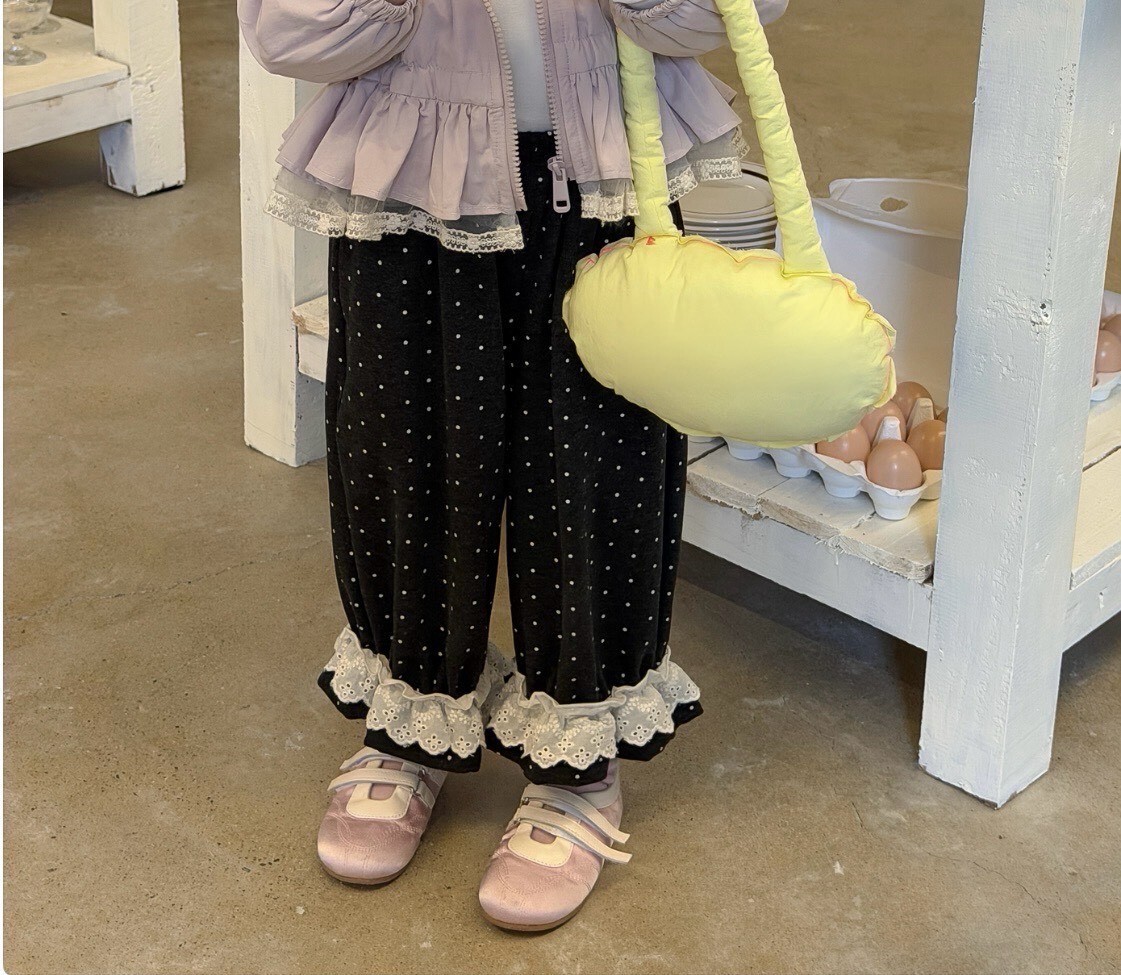 波點小甜心長褲