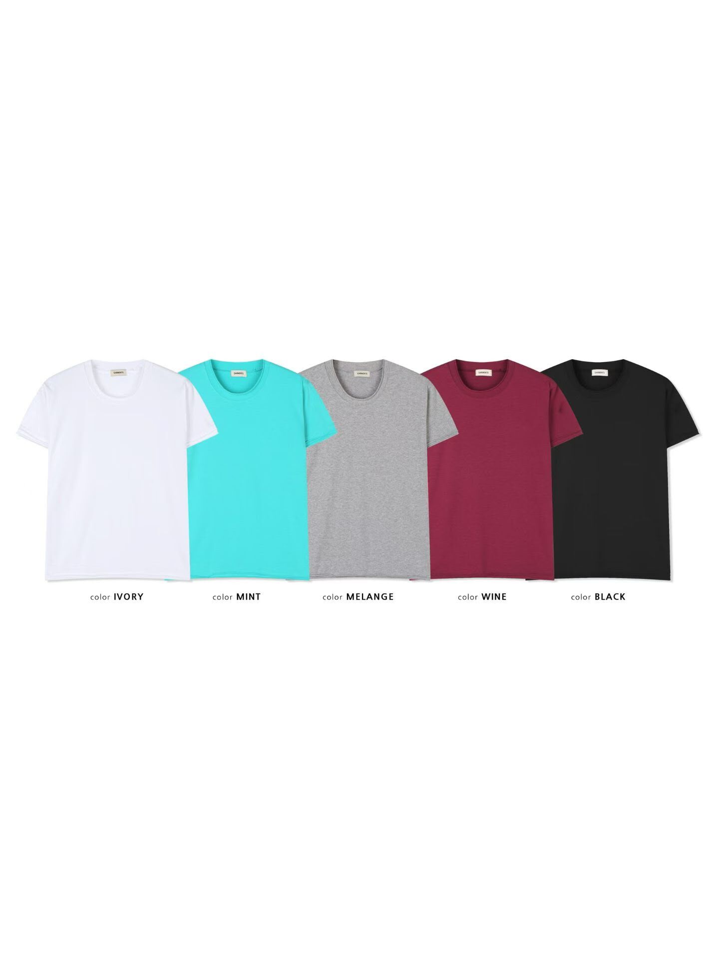 淨色短袖Tee GARMENTS-099T