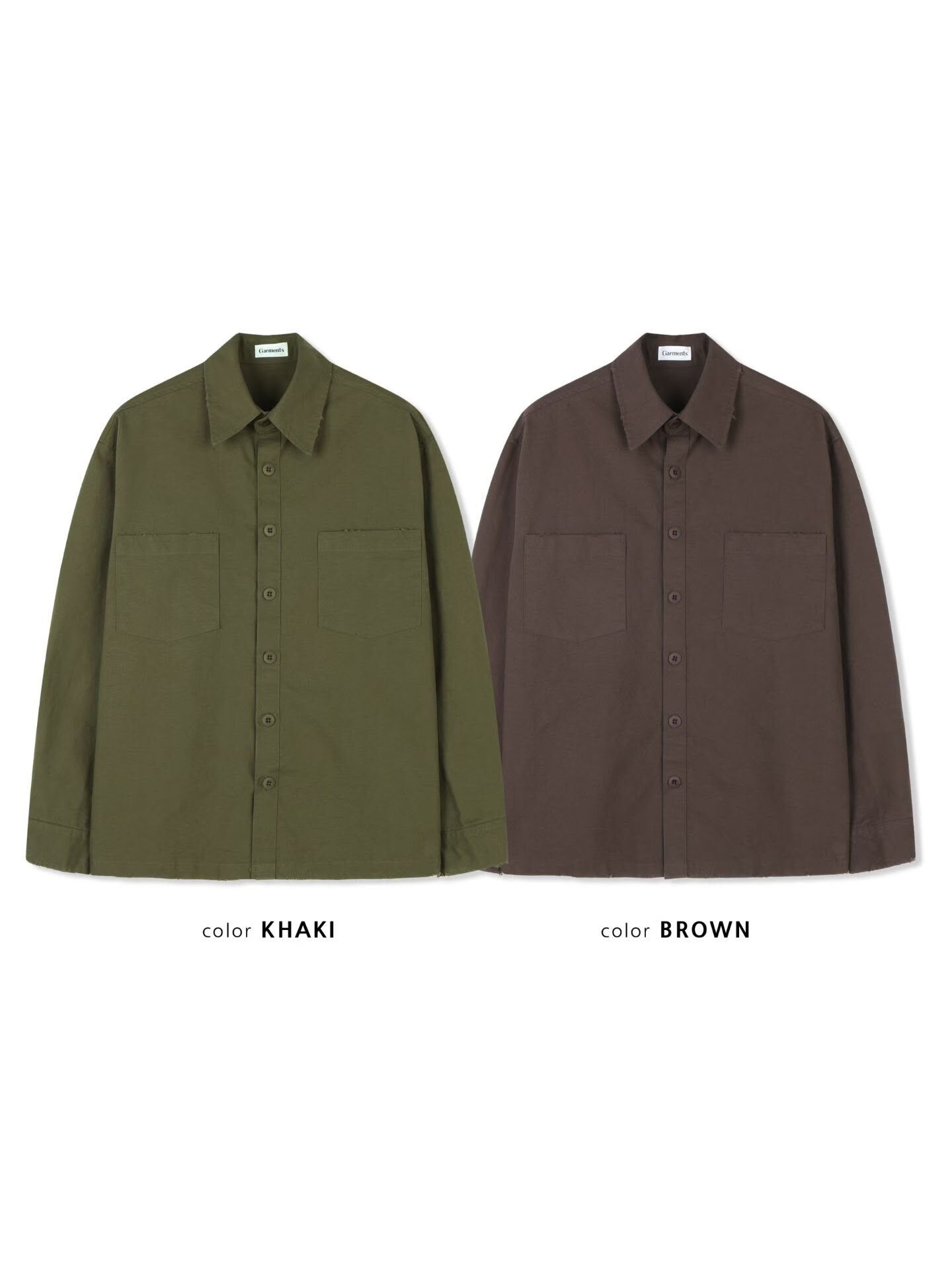 淨色長袖恤衫 GARMENTS-101S