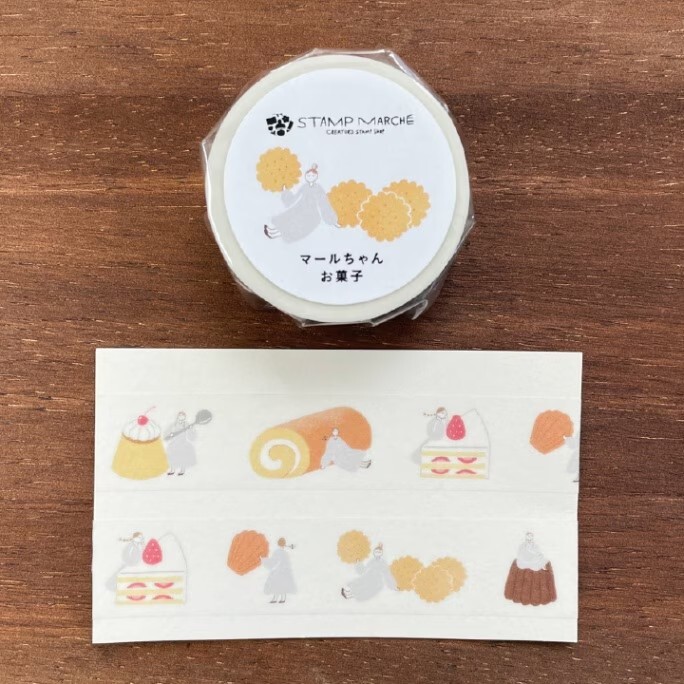 蛋糕女孩 和紙膠帶｜日本Stamp Marche