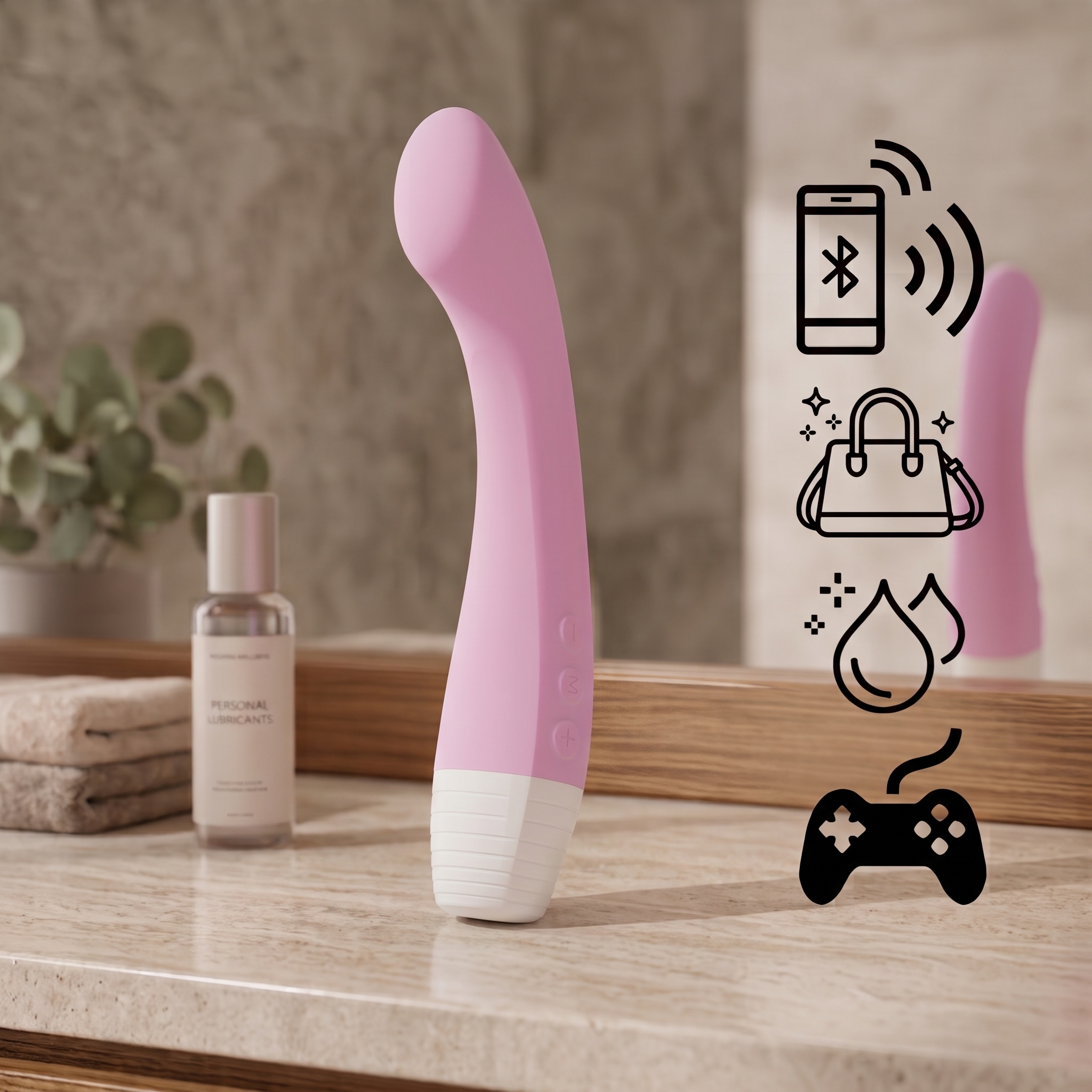 Lelo - Moka Originals APP遙控G點按摩棒【限定粉紅色】