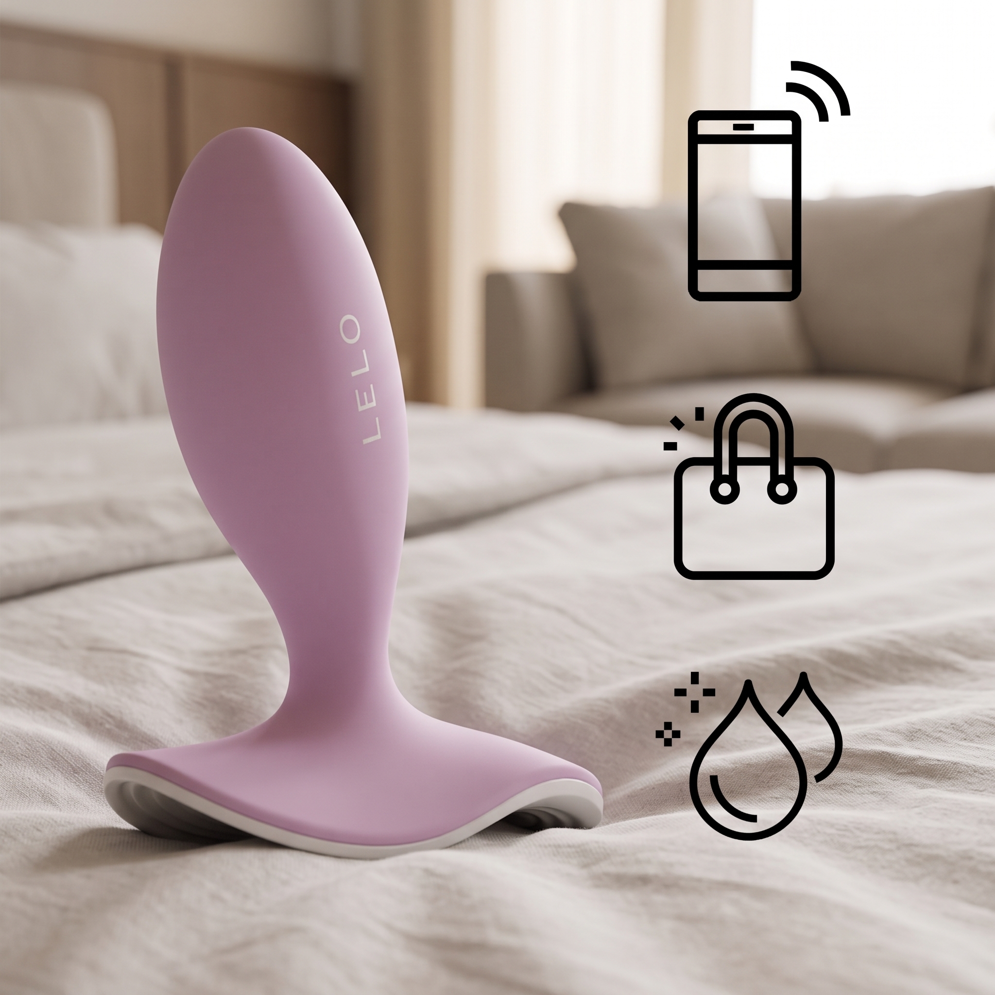 Lelo - Surfer Originals APP遙控震動後庭塞【限定粉紅色】