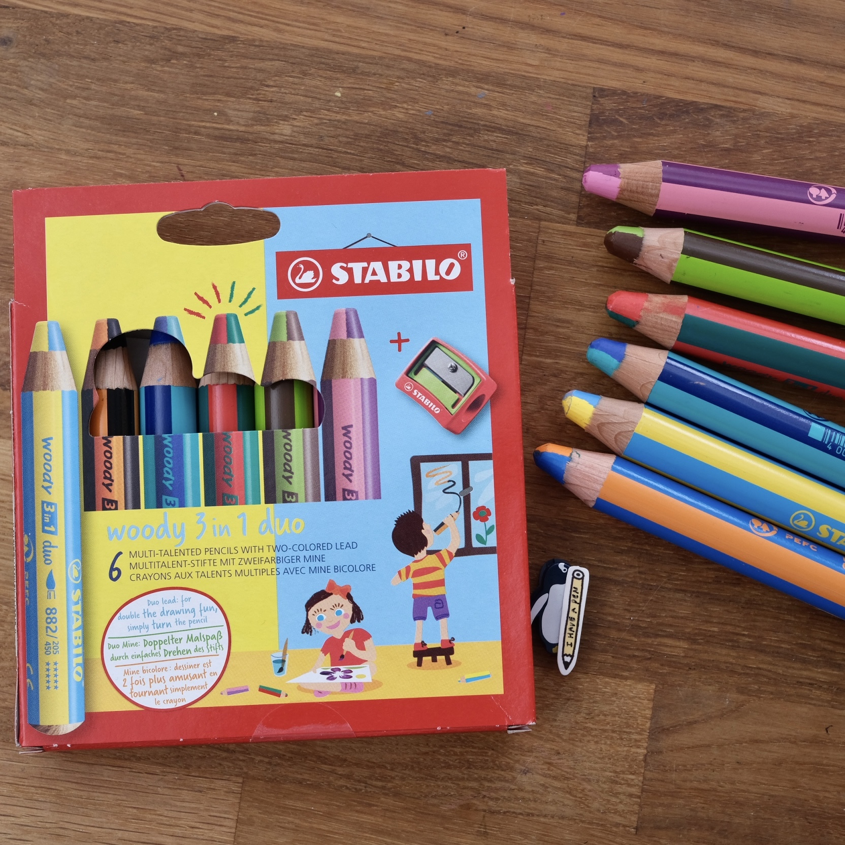 STABILO WOODY 3 IN 1 PASTEL CRAYON ST8826-3