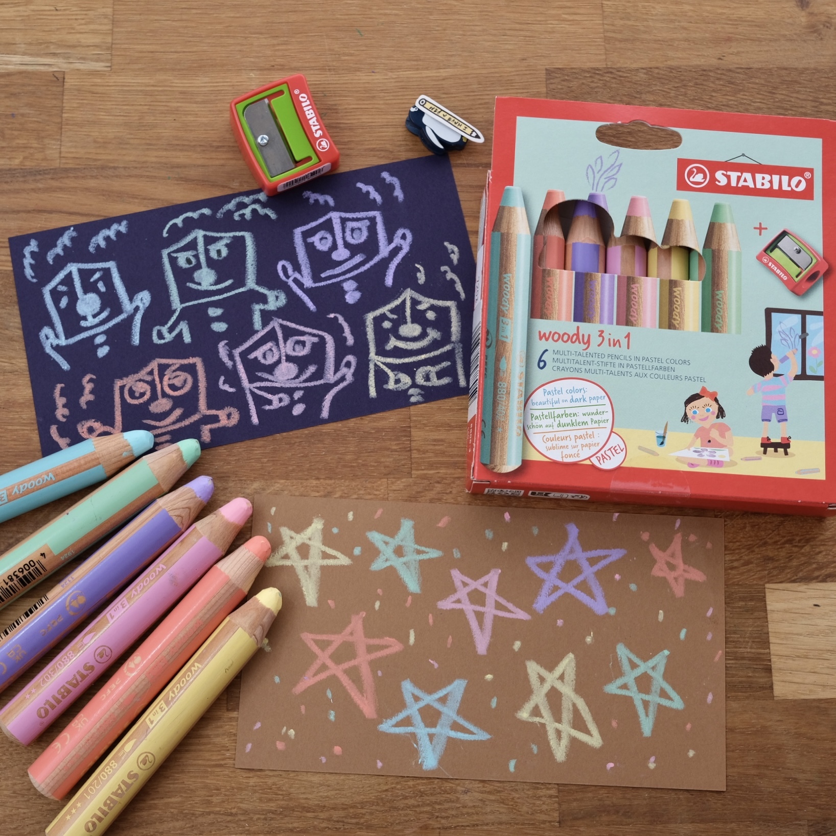 STABILO WOODY 3 IN 1 PASTEL CRAYON ST8806-3
