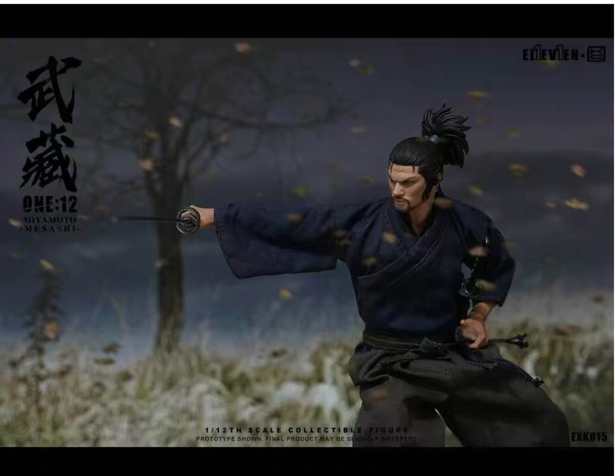 eleven X Kai studios 1/12 Musashi Miyamoto Collectible