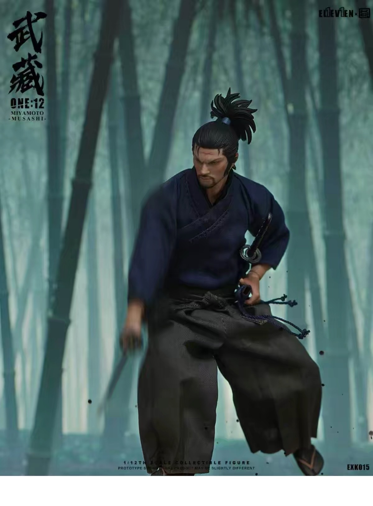 eleven X Kai studios 1/12 Musashi Miyamoto Collectible