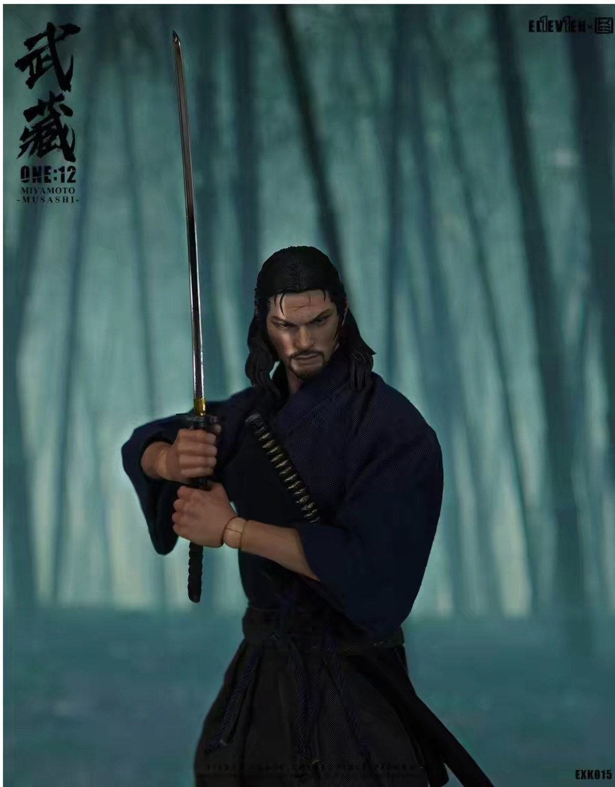 eleven X Kai studios 1/12 Musashi Miyamoto Collectible