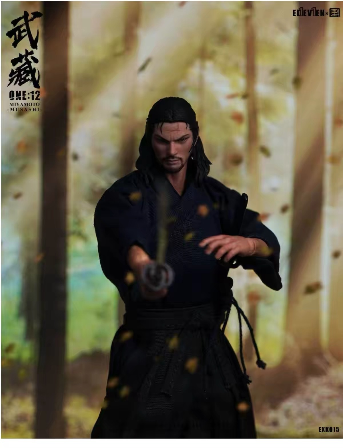 eleven X Kai studios 1/12 Musashi Miyamoto Collectible