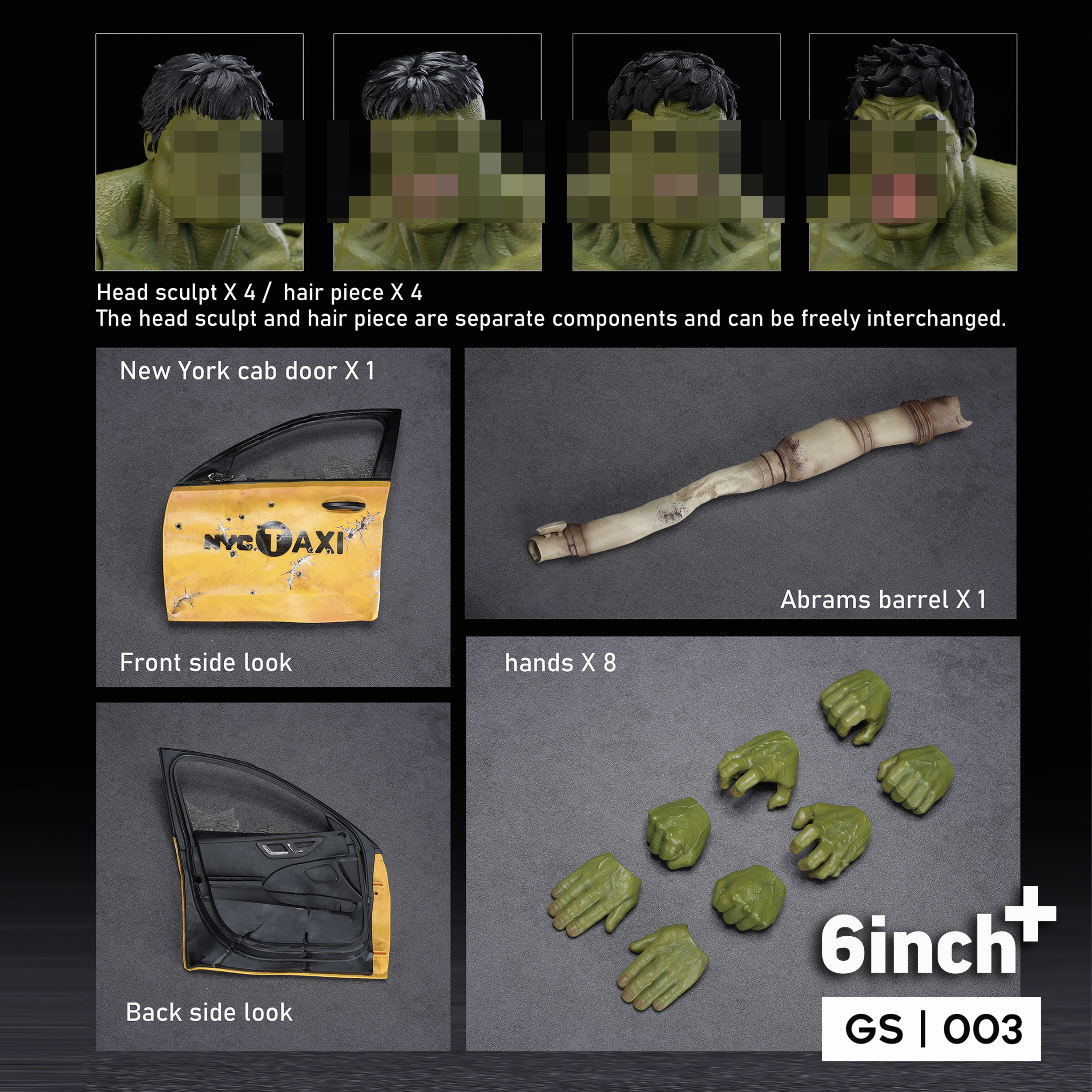 (Pre-Order) 6 Inch+ 1/12 Green Golem Action Figure (GS003)