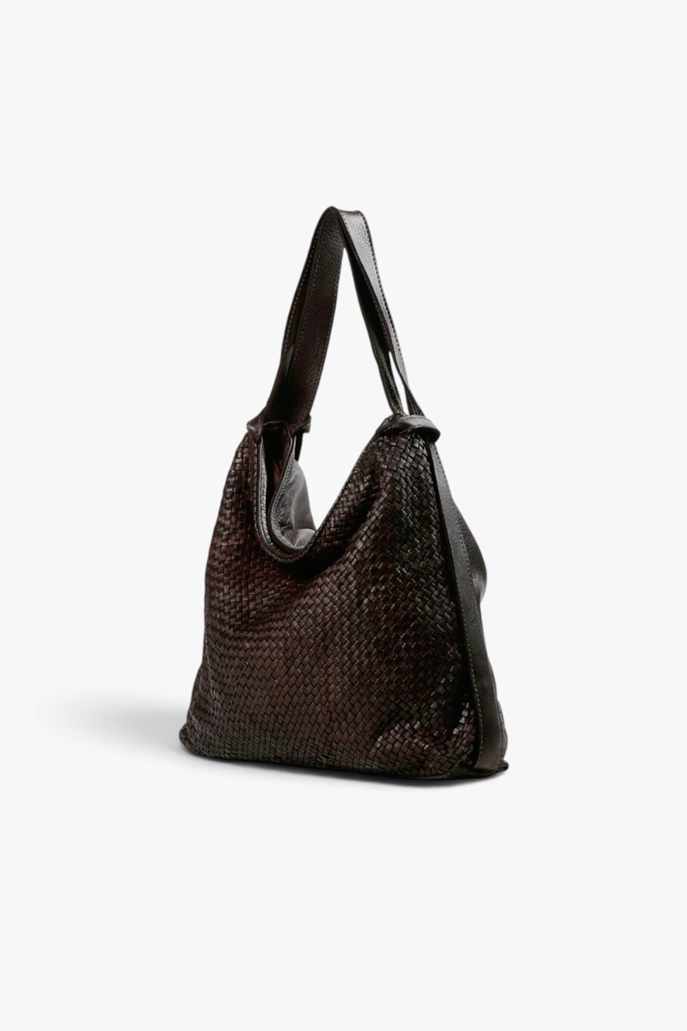 Doppia Woven 編織兩用包 深咖