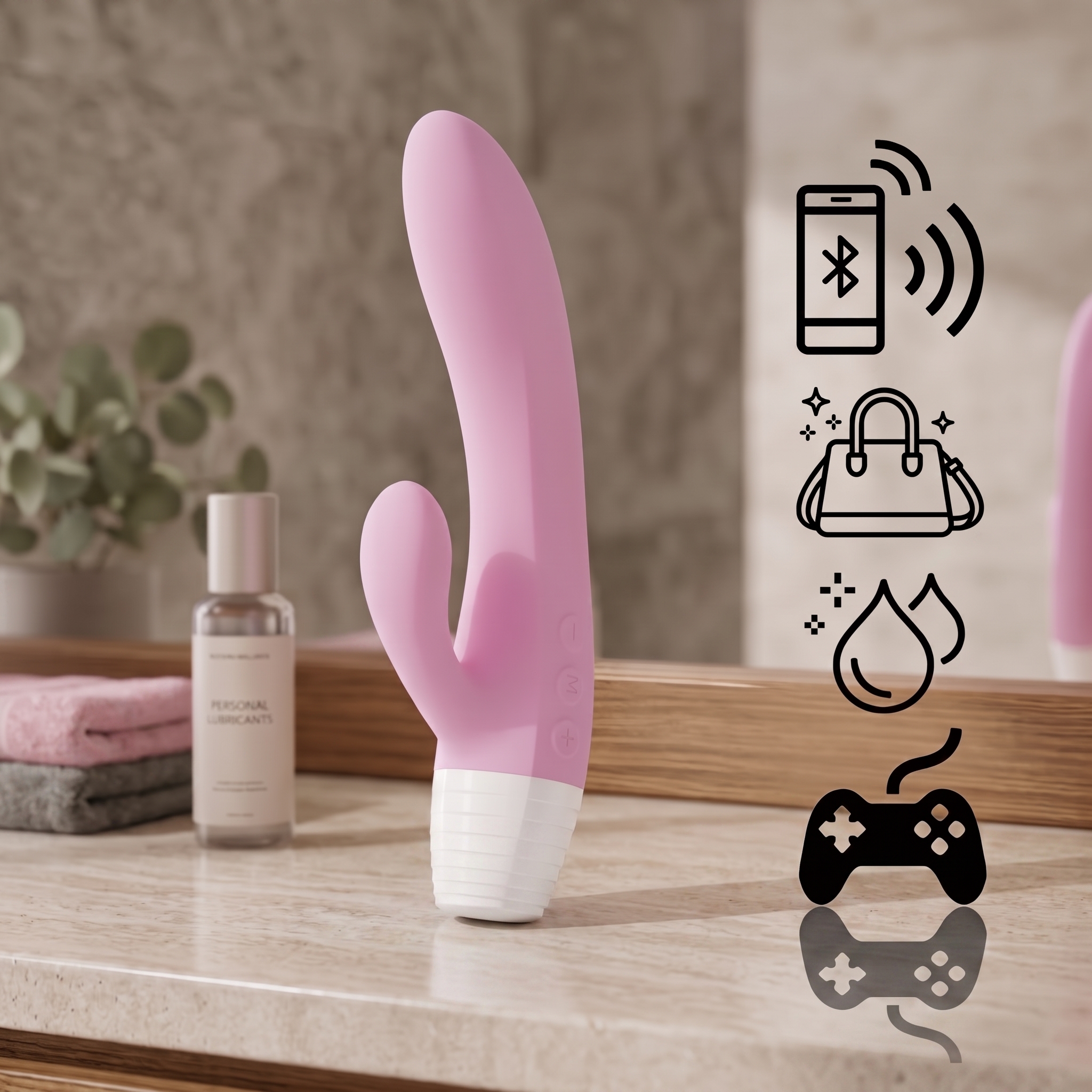 Lelo - Kaya Originals APP遙控雙頭按摩棒【限定粉紅色】
