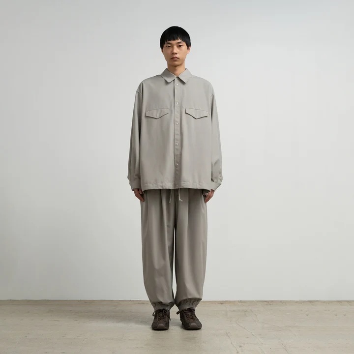 GRAPHPAPER 2026 A/W WOOL RIPSTOP SHIRT JACKET - PRE ORDER ITEM (預訂中)