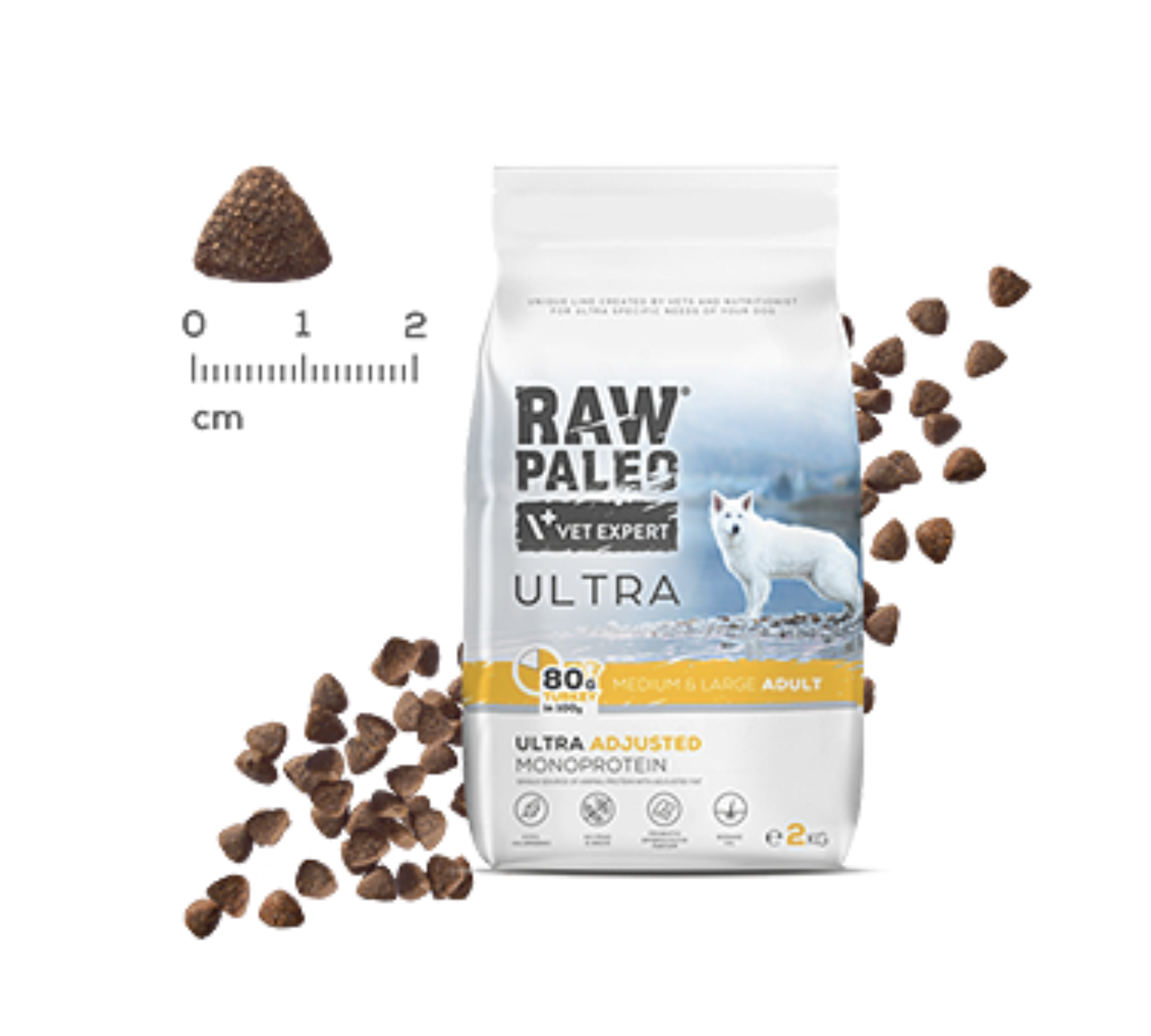 Raw Paleo Ultra 中大型成犬 (火雞配方 ) 2KG