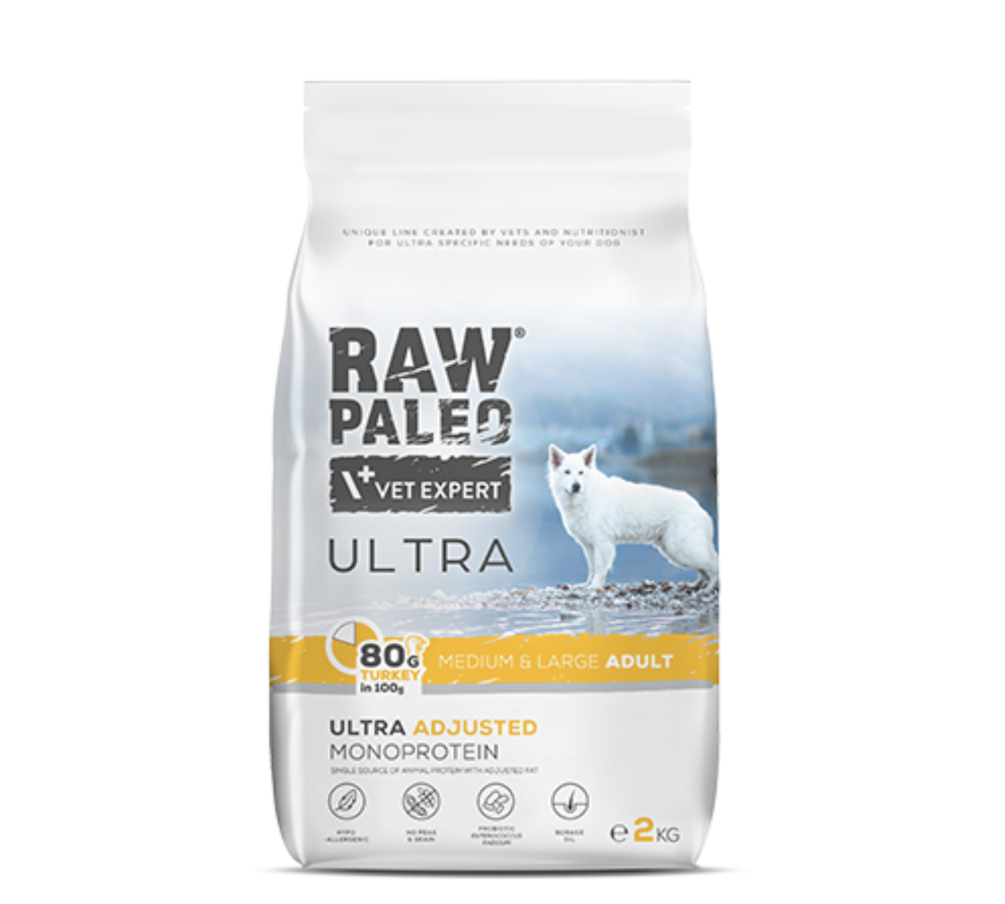 Raw Paleo Ultra 中大型成犬 (火雞配方 ) 2KG