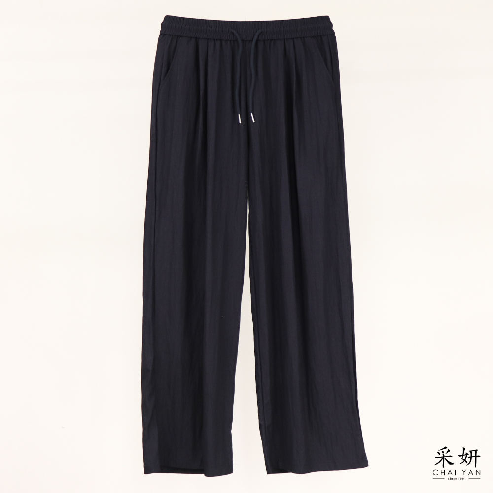 天絲牛仔休閒長褲