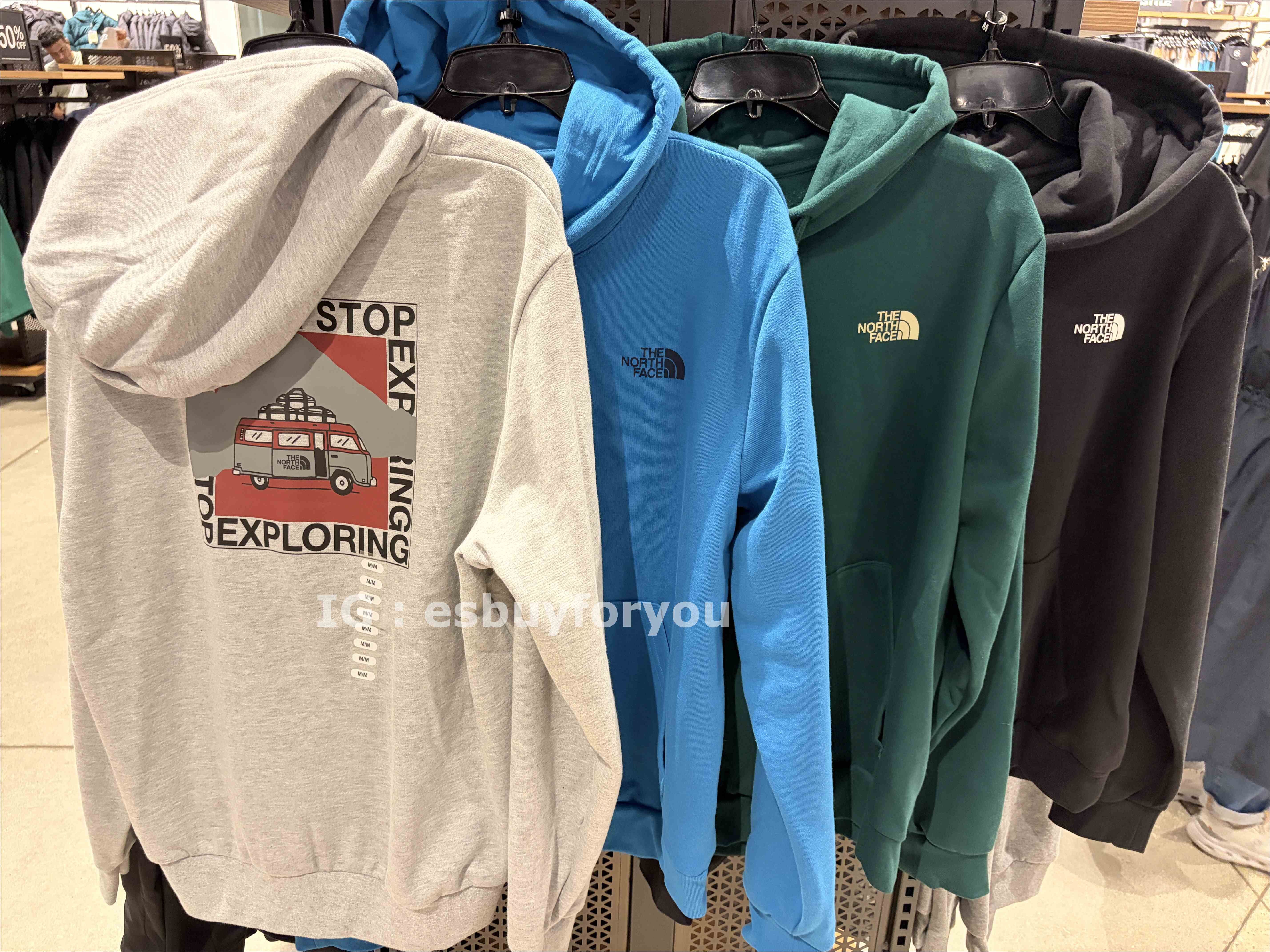 THE NORTH FACE 男大人 露營車系列 正反圖 刷毛 帽TEE (4色)