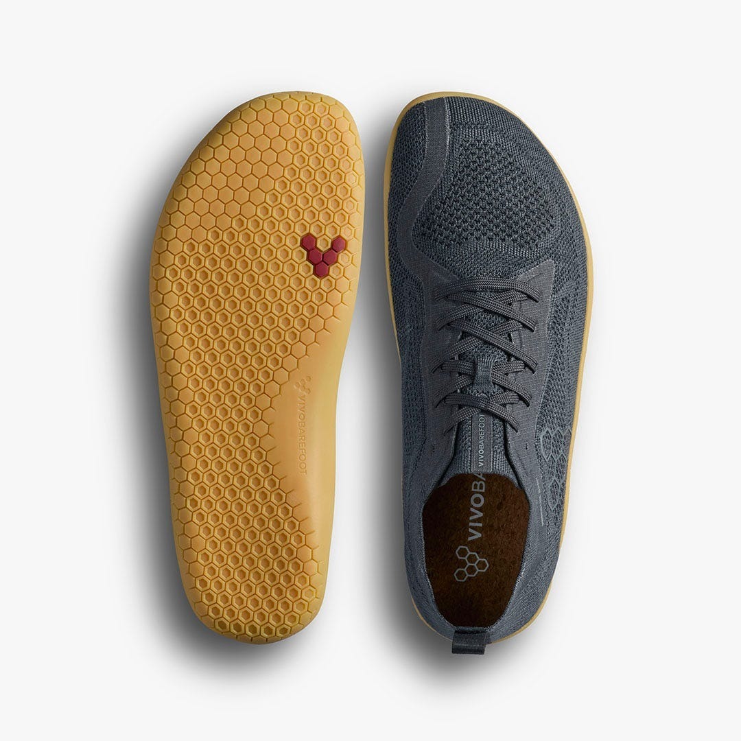 [Vivobarefoot] 男款 Primus Lite Knit Natural 訓練鞋