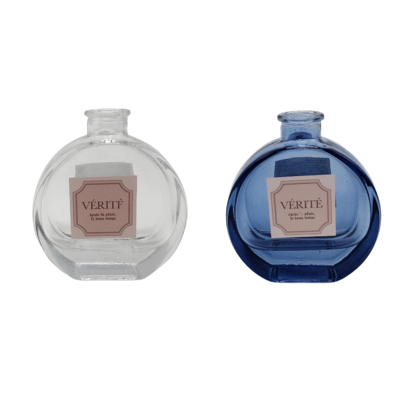 擴香玻璃空瓶/扁平圓形 100ml