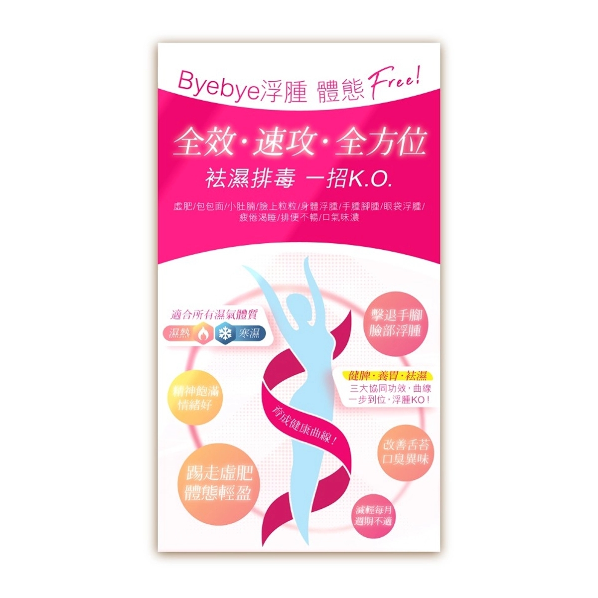 Dampness Free袪濕Free 40粒 袪濕膠囊捱夜濕氣重