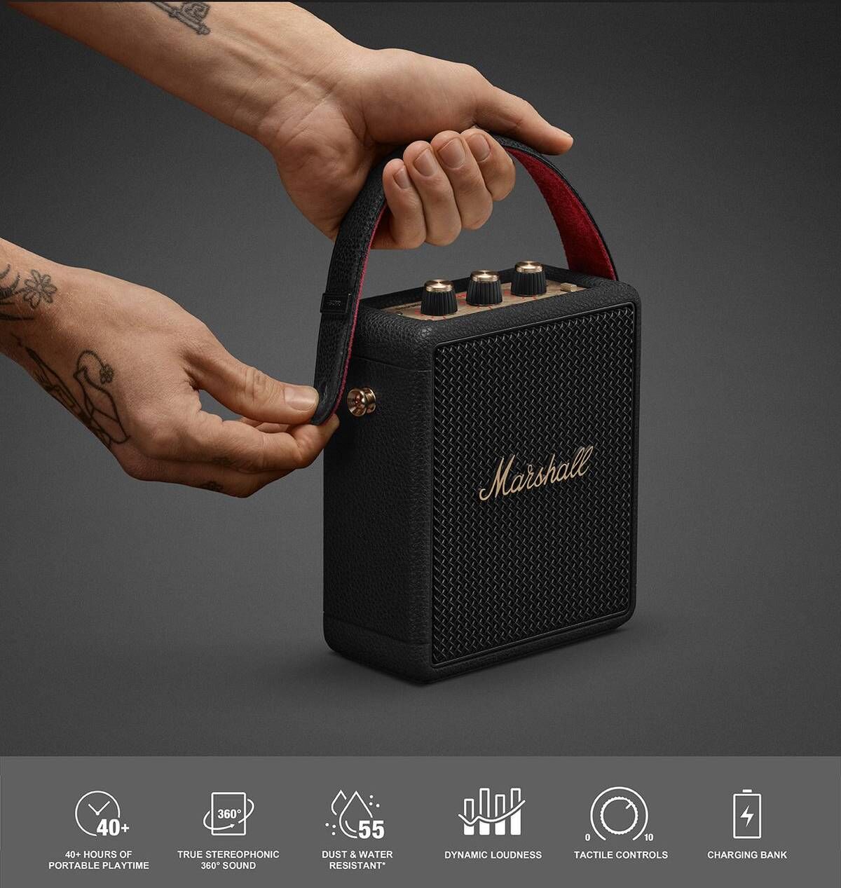 Marshall Stockwell III Portable Bluetooth Speaker