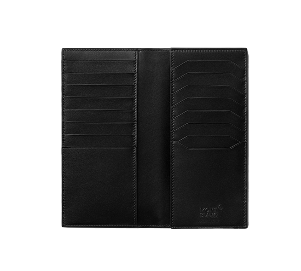 LYS02445 Montblanc 萬寶龍經典六角星長銀包藍色