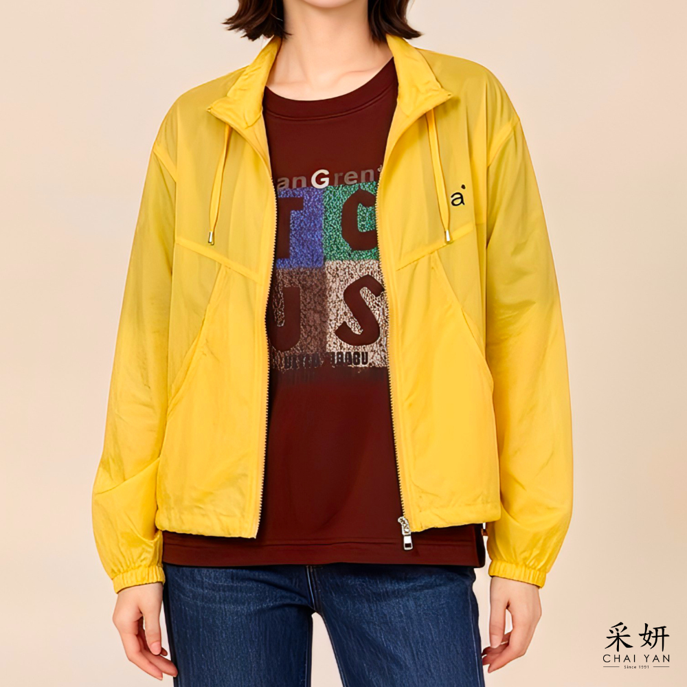 刺繡速乾輕薄外套