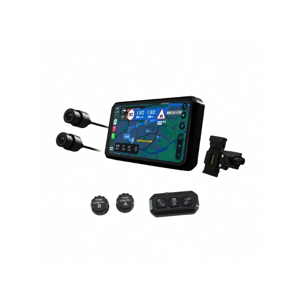 【送原廠贈品＋64g記憶卡】COMTEC CP-1 PRO 快拆型 Carplay 智能儀表 測速提醒 雙鏡頭行車記錄器