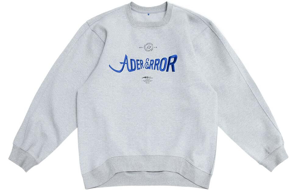 【代購】ADER ERROR FW22 Sweatshirt Unisex Gray BLAFWSW07GR