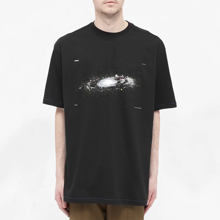 【代購】ADER ERROR T Shirts Unisex Crew Neck Moderate Straight Fit 20ASSTO09BK