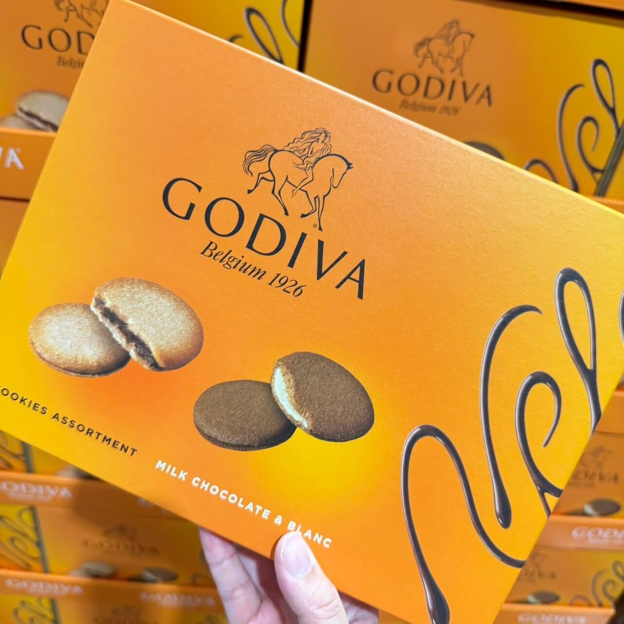 【預購】 GODIVA K082801 雙口味巧克力貓舌餅乾禮盒
