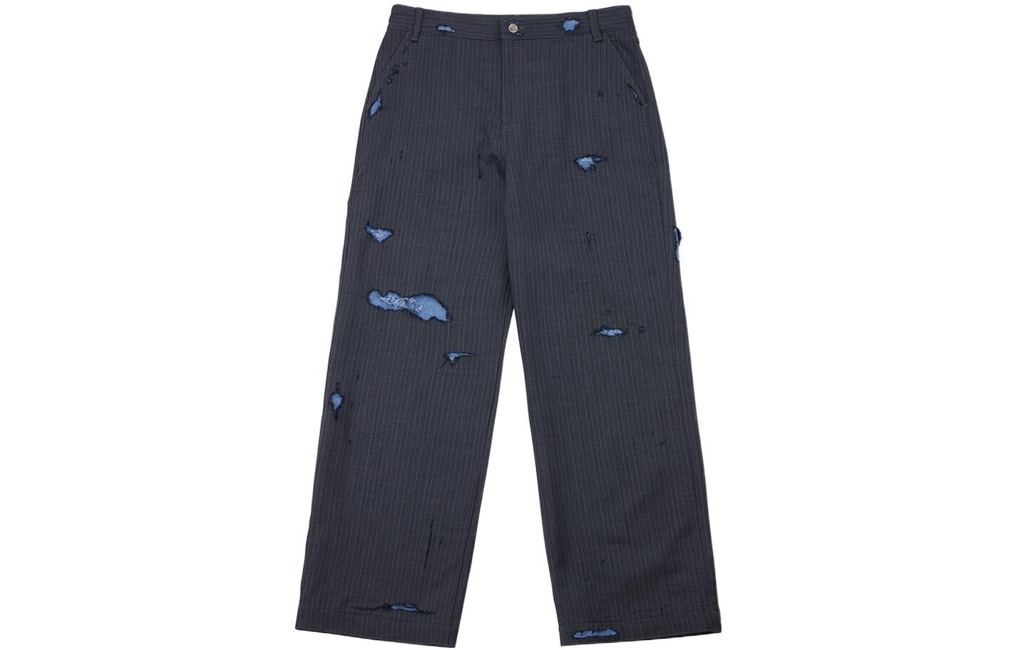 【代購】ADER ERROR Casual Pants Unisex Gray Moderate Straight Fit Pants BLASSJE03GR
