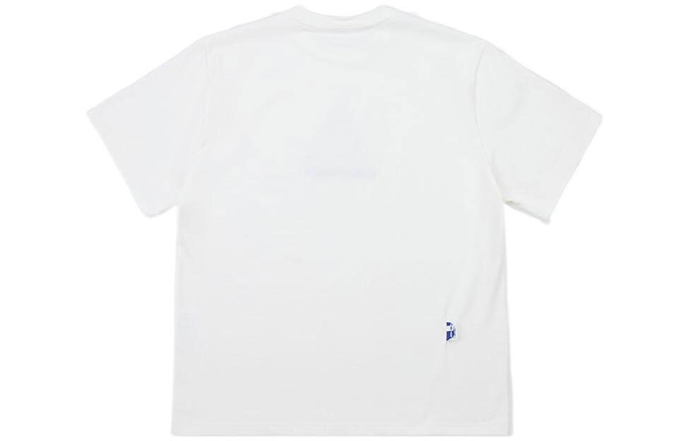 【代購】ADER ERROR T Shirts Unisex White Crew Neck Moderate Straight Fit BLASSHT11WH