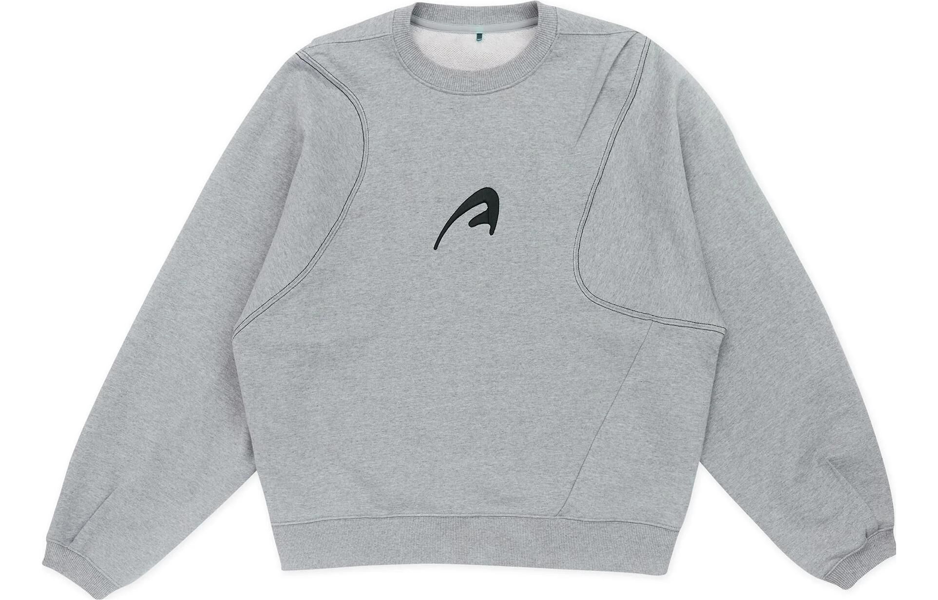 【代購】ADER ERROR Solid Color Sweatshirt Unisex Gray BMADSSSW0101GR