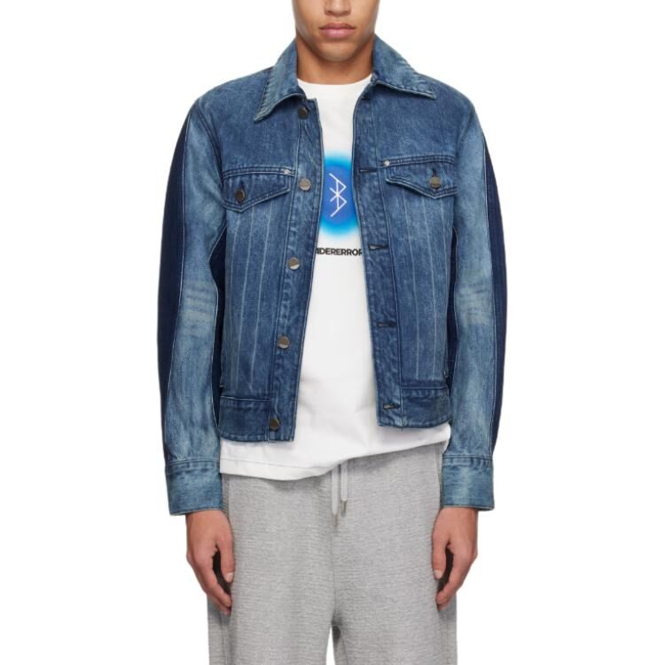 【代購】Ader Error panelled denim jacket BO01SSJK1603BL