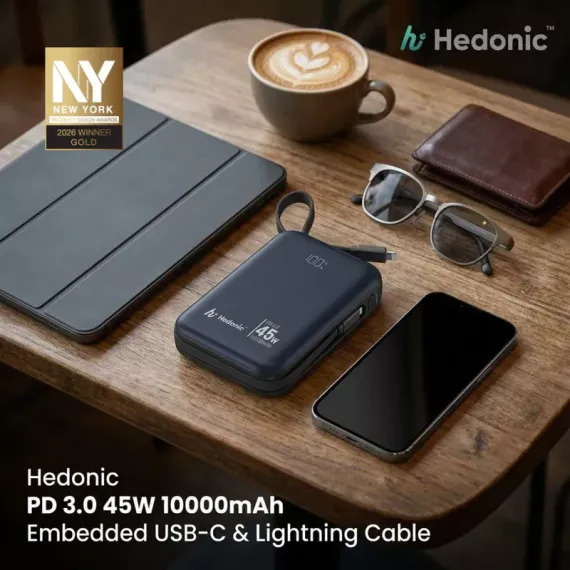 包郵優惠 Hedonic PD 3.0 45W 10000mAh (旗艦快充款) #2607