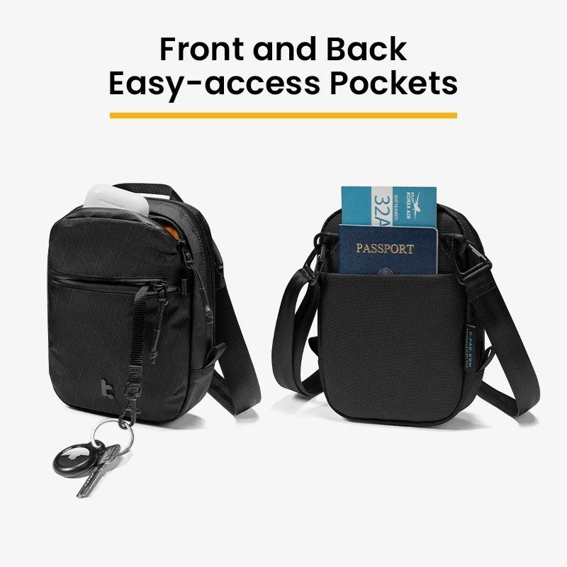 Front and Back Easy-access Pockets