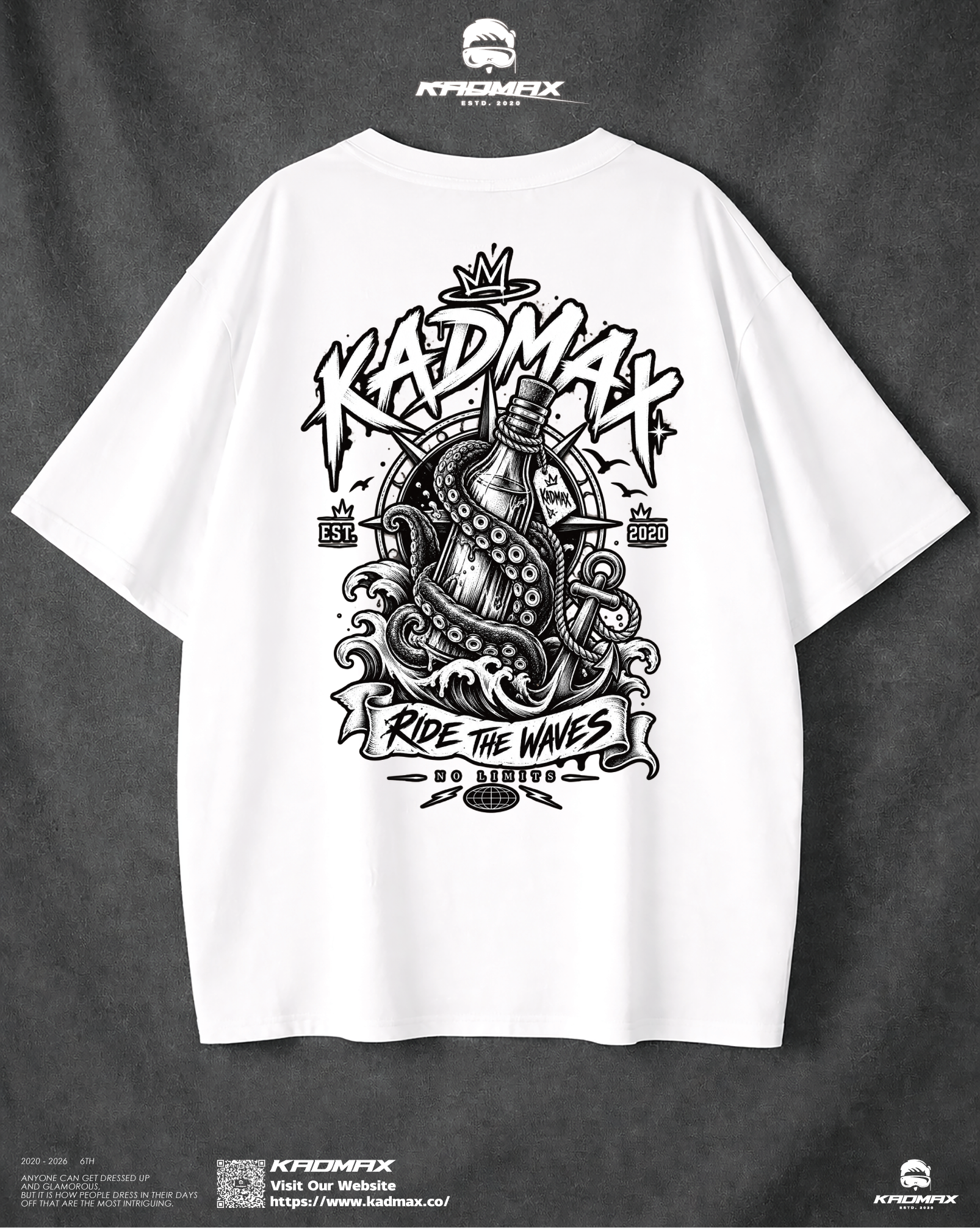 KADMAX大尺碼-克蘇魯瓶短袖TEE〈KMSS2625〉