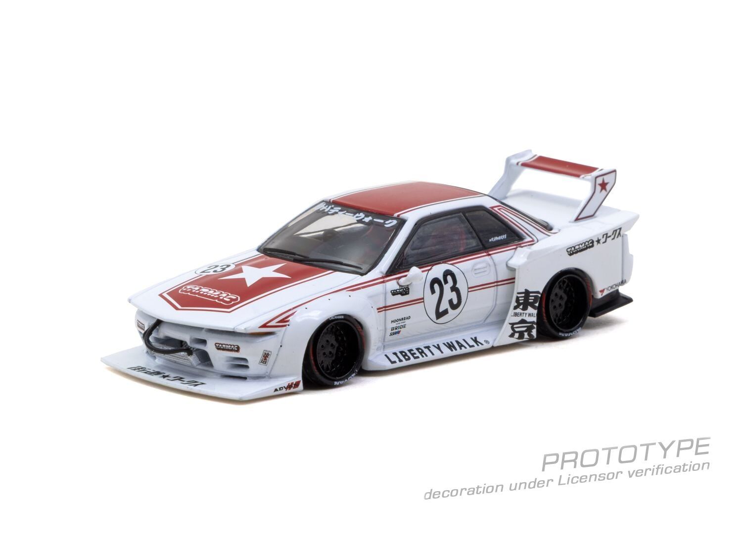 預訂:1/64 TARMAC LB-KAIDO WORKS Nissan R32 Skyline Tarmac (T64-097-25TAS)