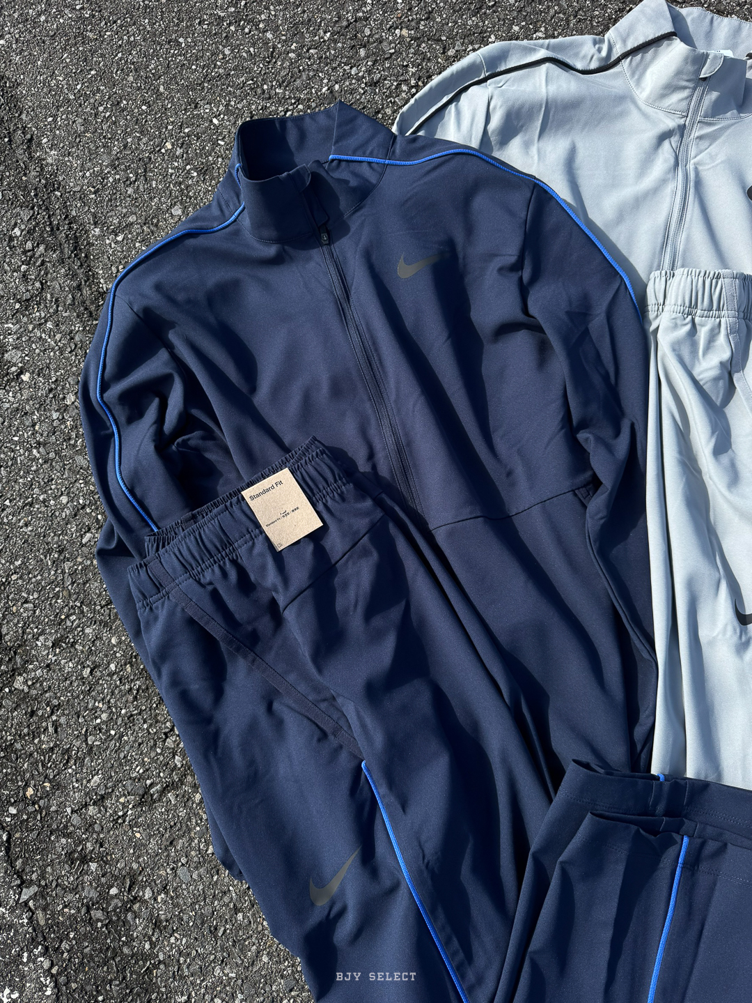 #現貨 Nike Dri-FIT 小LOGO 立領訓練外套 黑 DM6620-451 藍